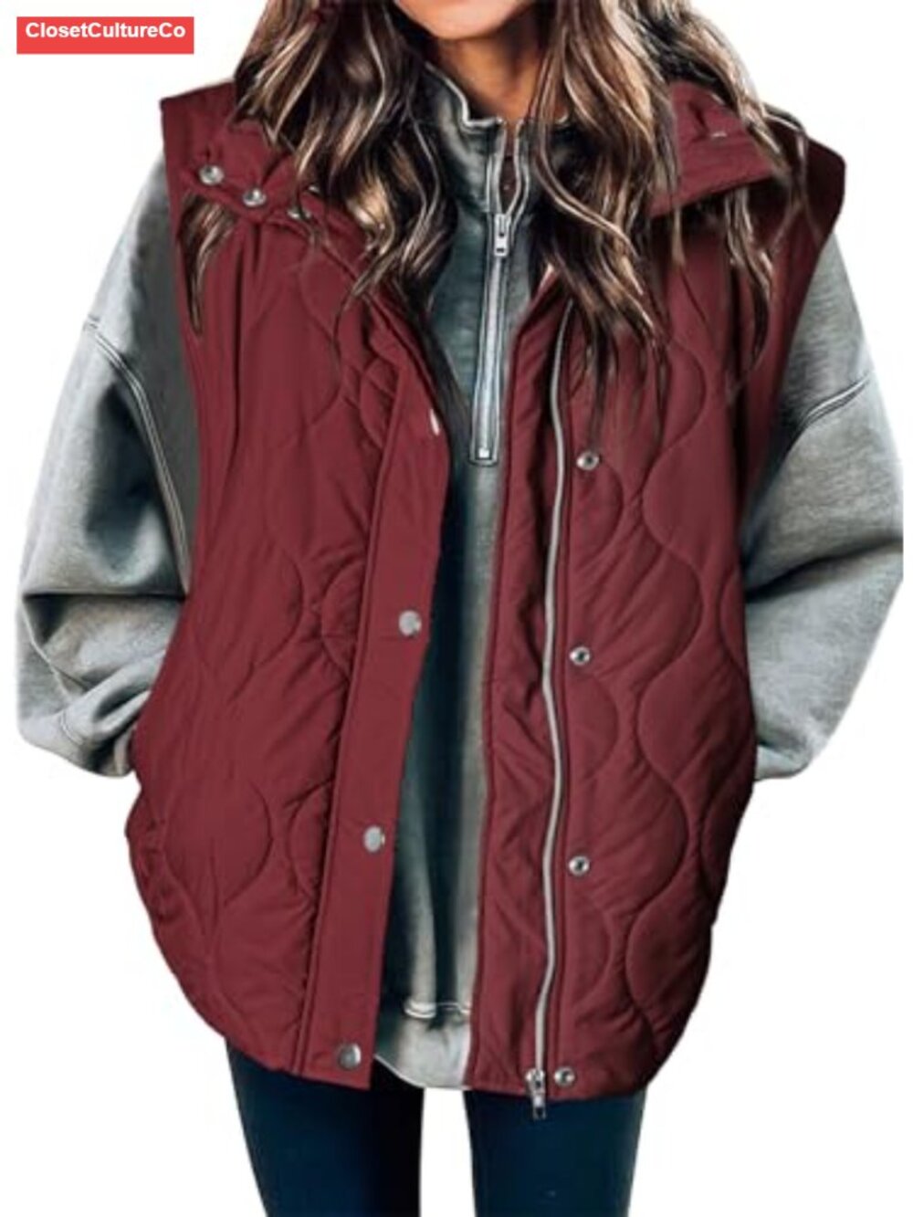 Womens Lightweight Cropped Quilted Puffer Vest Sleeveless Jacket